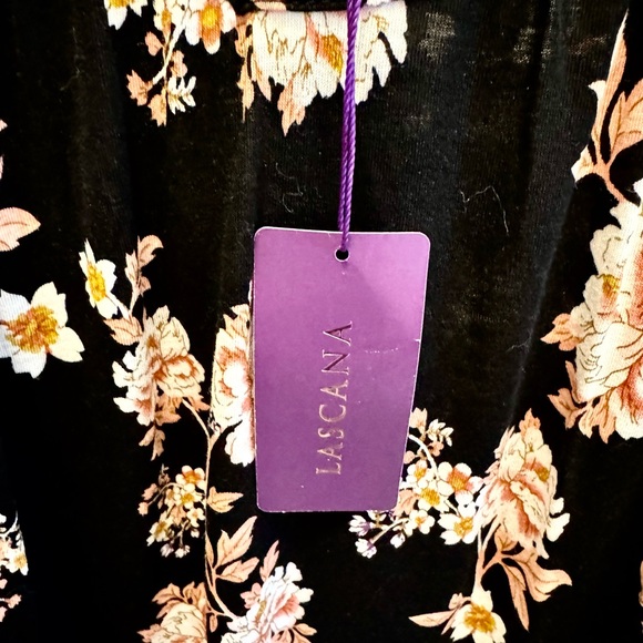 NWT LASCANA ADJUSTABLE FLORAL TANK DRESS. 2-in-one look - Picture 3 of 9